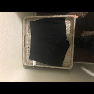 High waisted black shorts